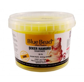 Цукрова паста (Мастика) жовта 1кг ТМ Blue Beed Цукрова паста (Мастика) жовта 1кг ТМ Blue Beed